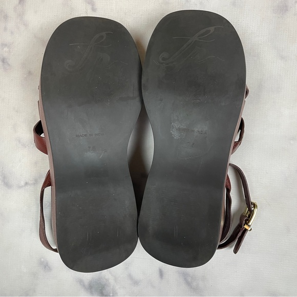 Free People Hazel Strappy Leather Platform Sandals - Picture 9 of 12